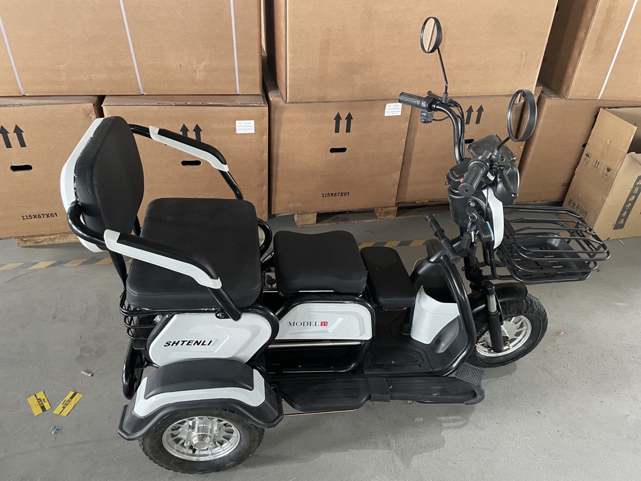 Электрический трицикл 48v12A Shtenli Model 31