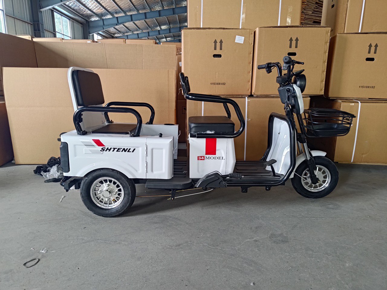 Электрический трицикл SHTENLI Model 34 2 в одном SLA
                                20Ач48В (аккумулятор 4шт 20Ач12В)